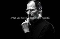 Steve Jobs entrepreneurship motivational poster