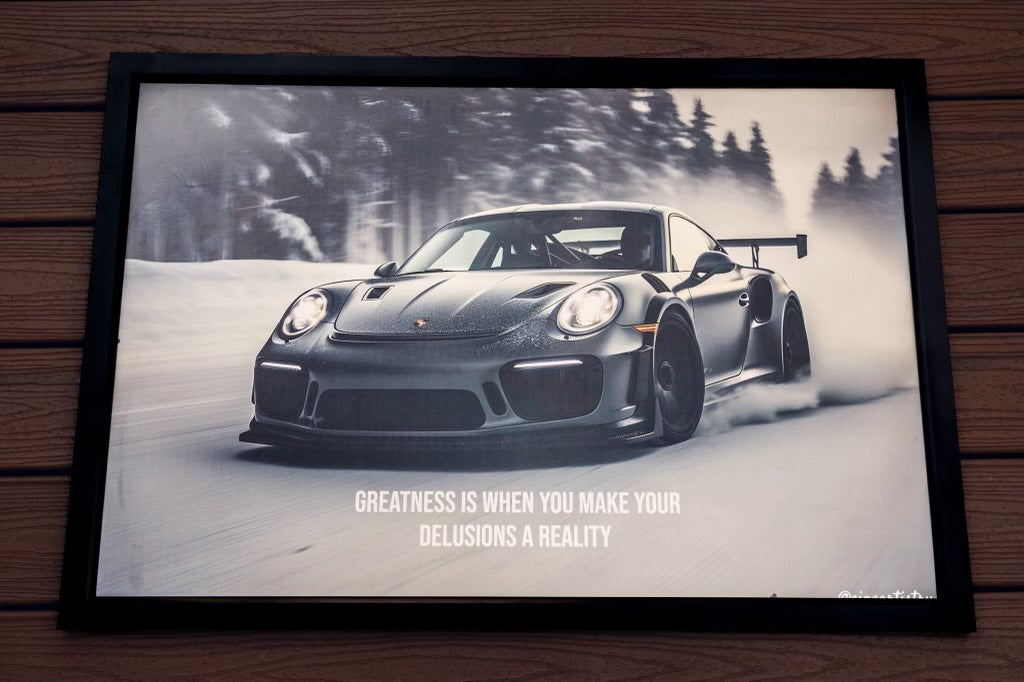 Porsche GT2 RS motivational poster