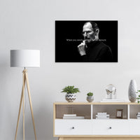 Steve Jobs entrepreneurship motivational poster