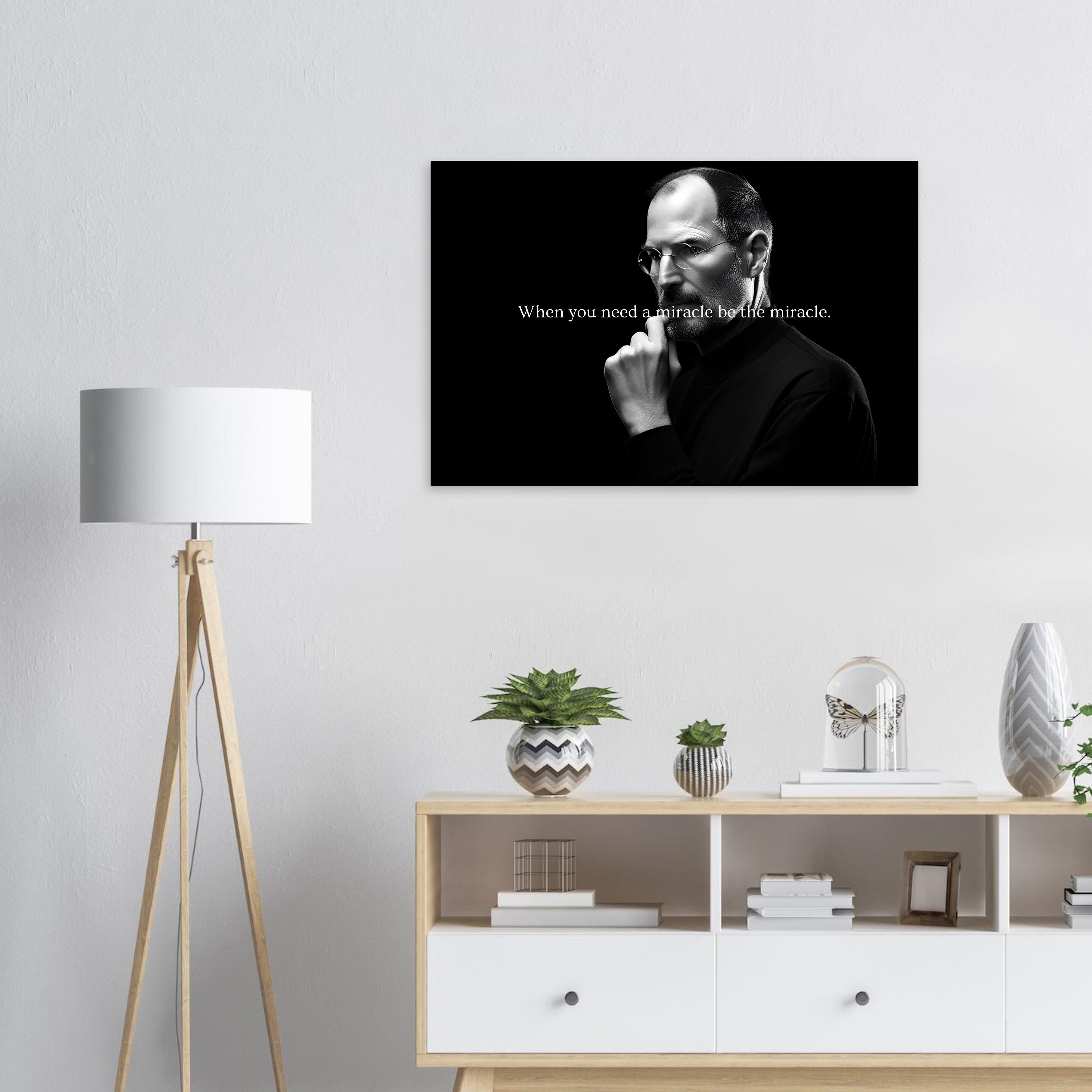 Steve Jobs entrepreneurship motivational poster